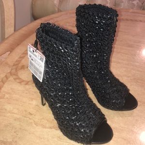 Euro Black Stretch leather